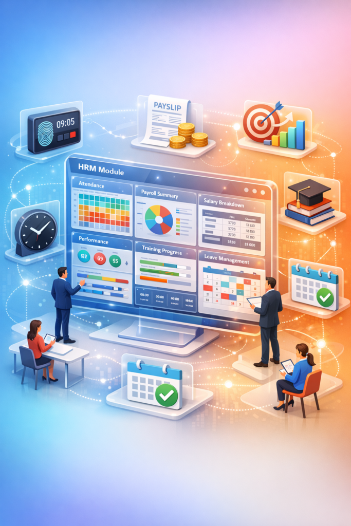 ماژول منابع انسانی ERP