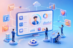 دید ۳۶۰ درجه مشتری در ERP و CRM چیست و چگونه ساخته می‌شود؟